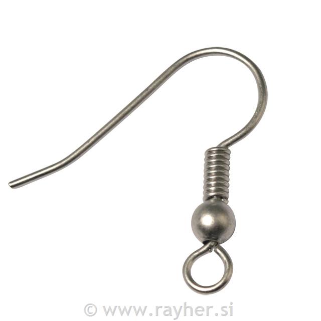 Ear hook, 20mm, tab-bag 6pcs.