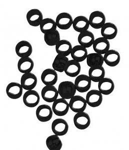 Perle za kompresiju, 1.4 / 2 mm, crne, 50 kom 50 kom