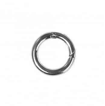 Ring closure, round, 25mm o, platinum, t