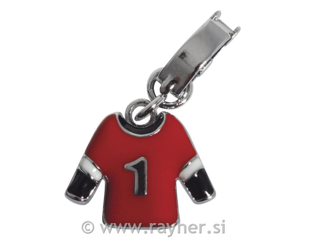 Privjesak za cipele: dres, 12mm, s kopčom 1 1mm