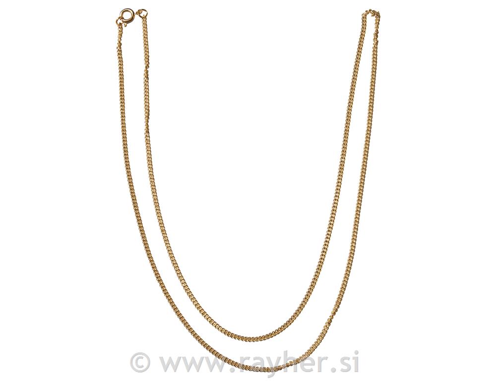 Zlatni lanac, 60cm, 2.5mm
