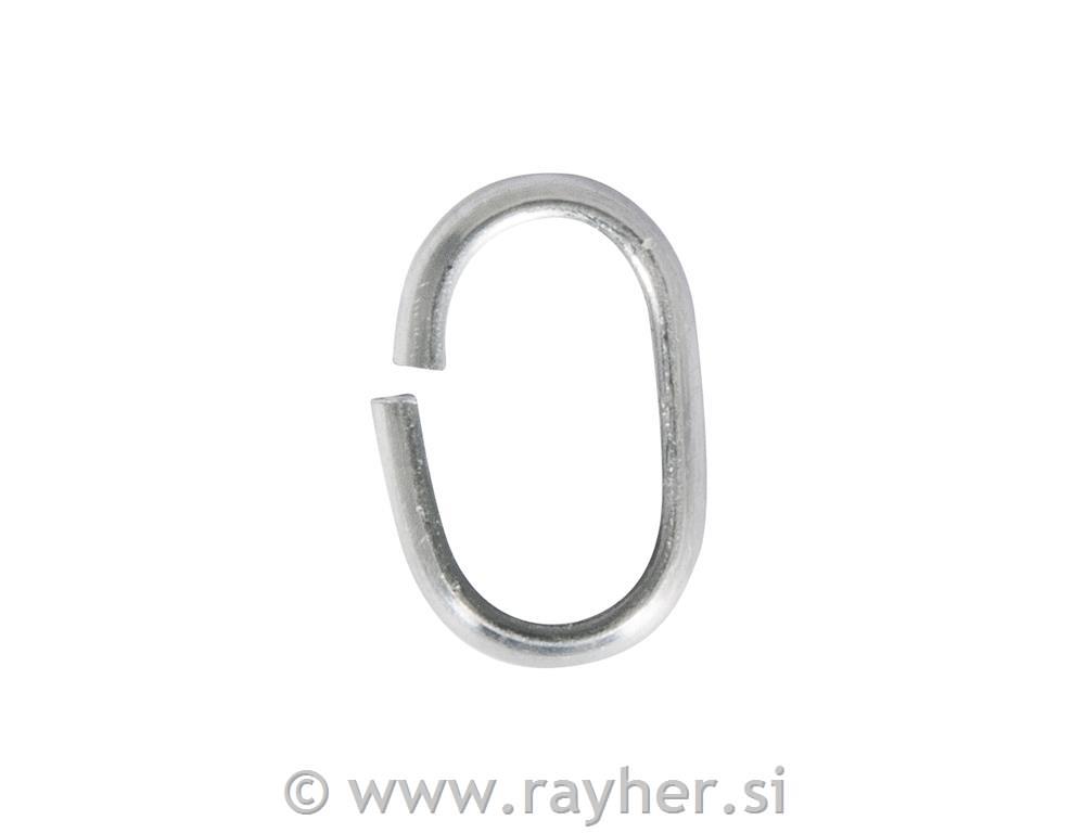 Prsten, platina 12x7x2 mm, 8 kom