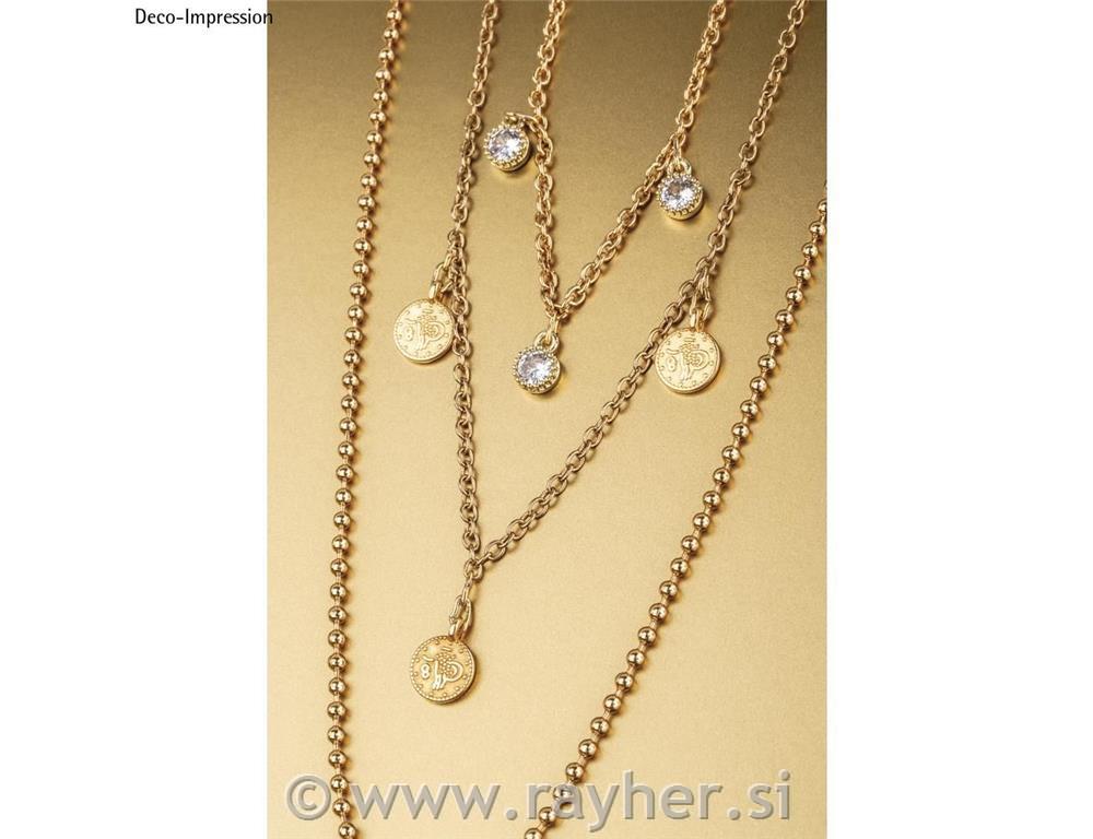 Privjesak met., Dukat, 7.3mm, zlatni, 6