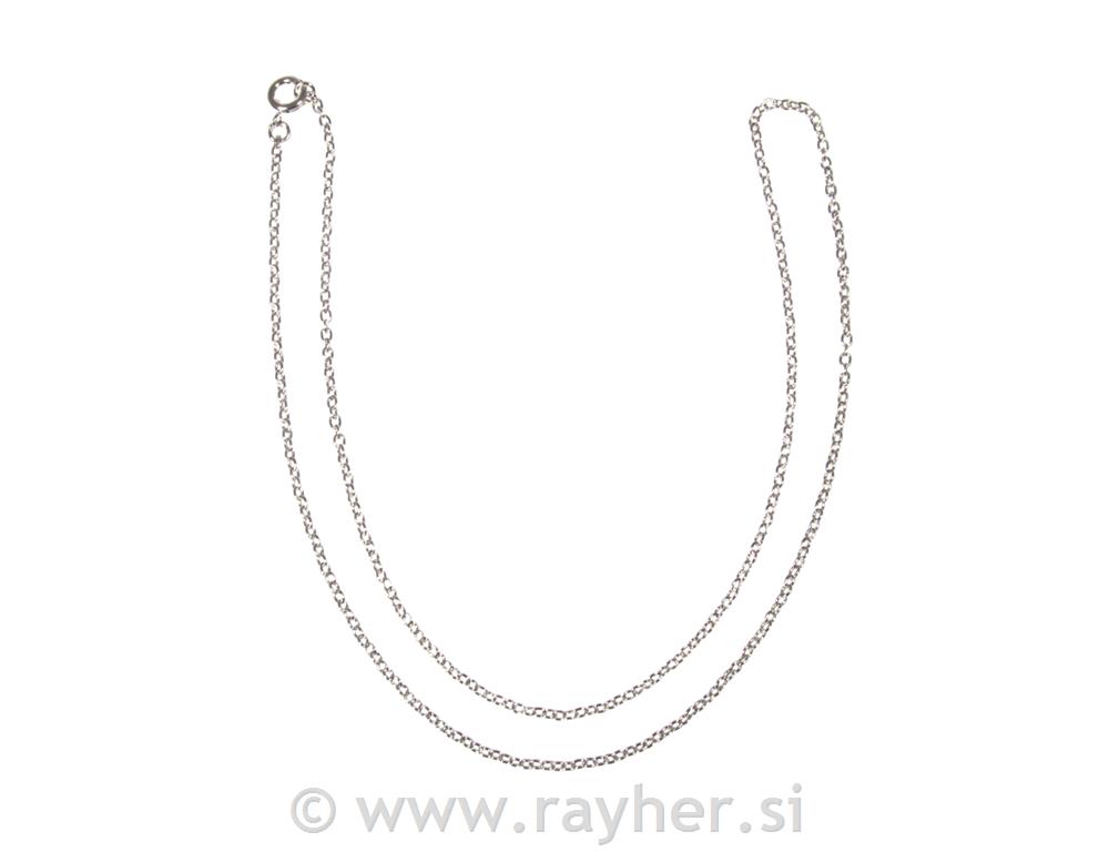 Lanac, srebrna, 50cm, 2x3mm