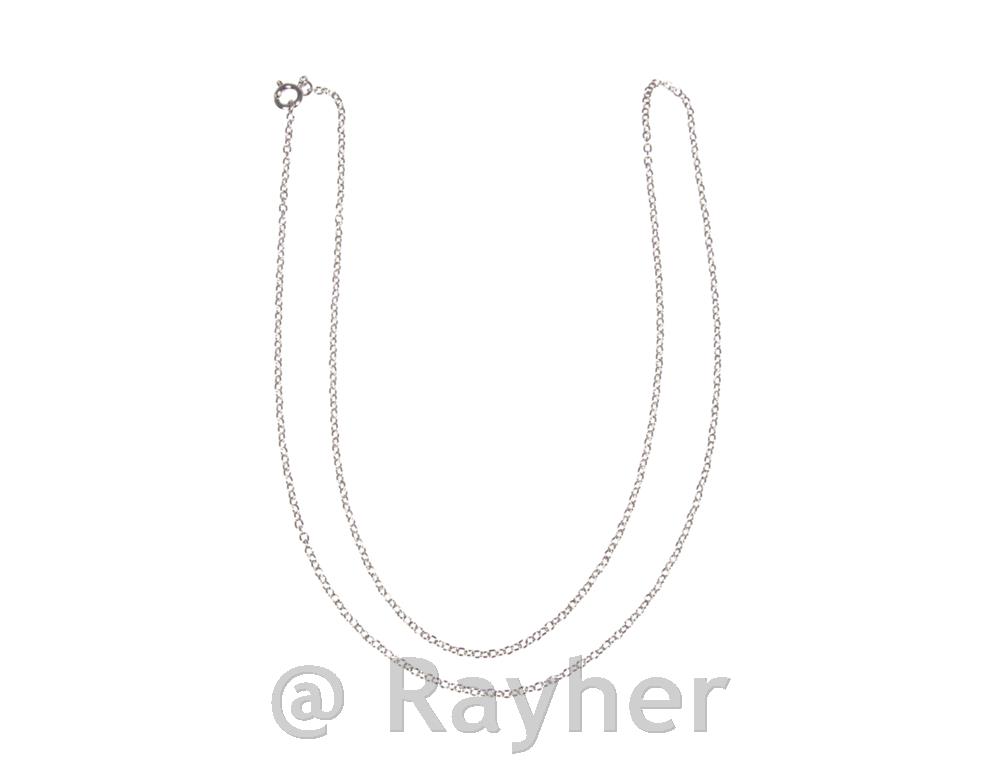 Lanac, srebrna, 60cm, 2x3mm