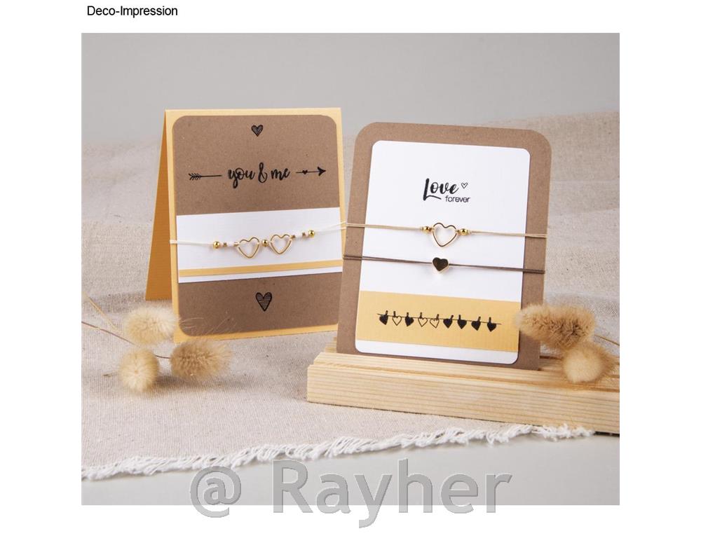 Dekorativni element u obliku srca,3x zlatne, 3x srebrne, 10x11 mm, 6 komad