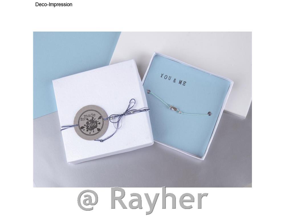 Metalna perla Riba2x zlatne, 2x srebrne, 9x5,2 mm, 4 komad