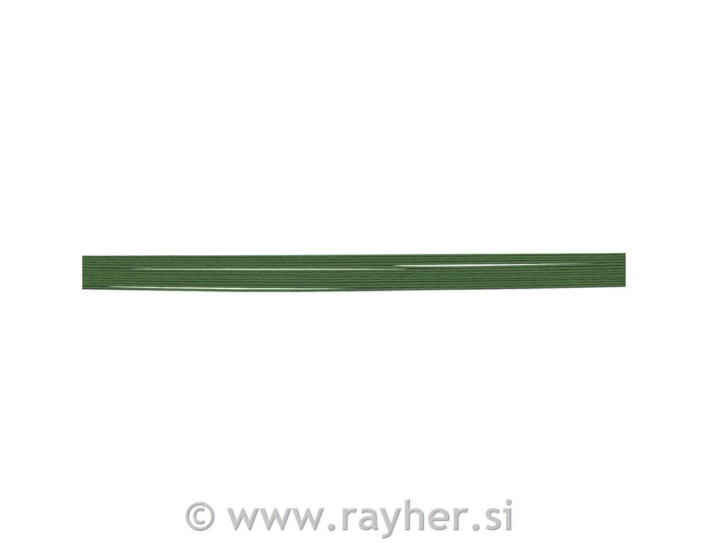 Žica za cvijeće, odjevena, 50 cm, 1 mm o, zelena, 20 kom.