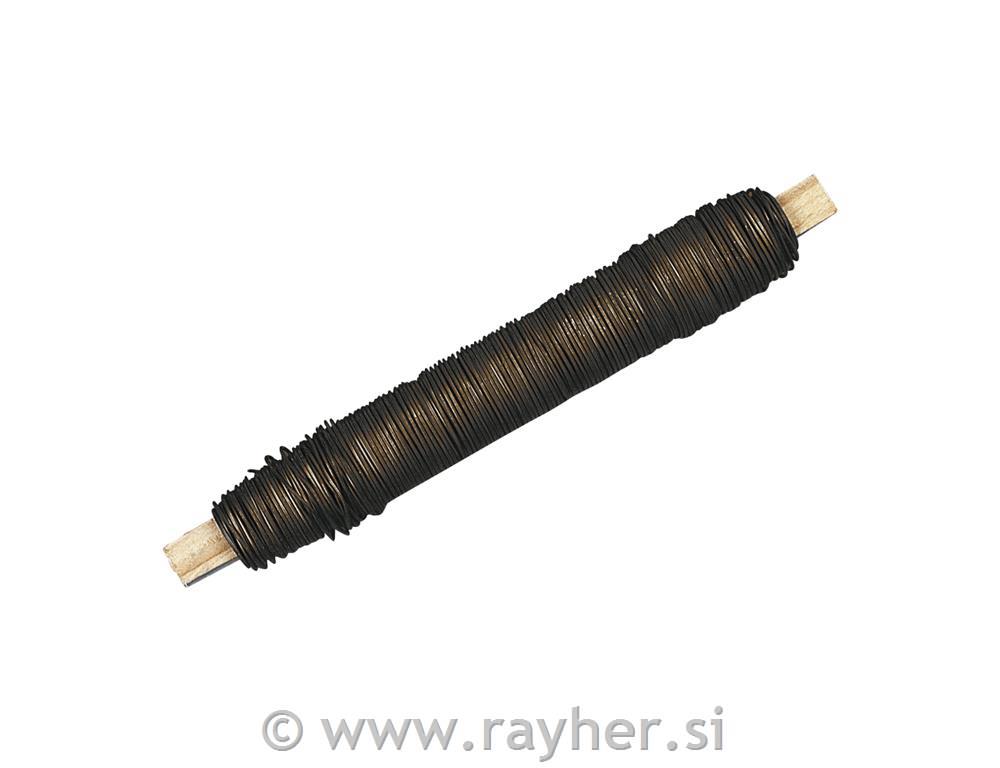 Žica za cvijeće, 1 kom, tem.rjava, 0, 65mm o, 100 g