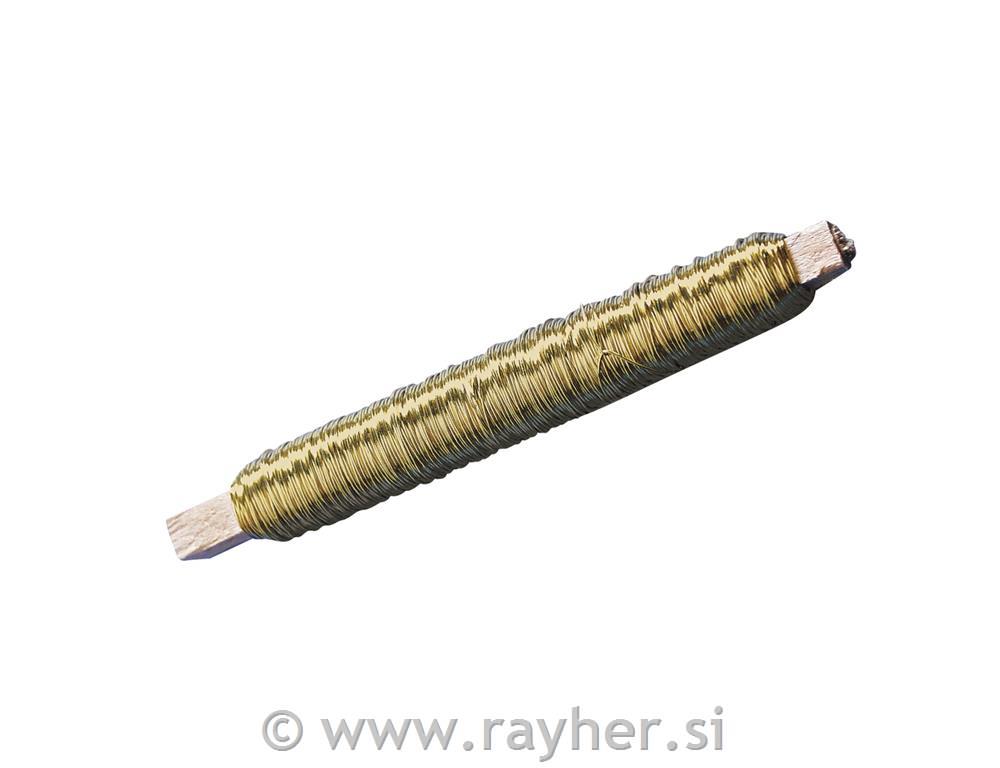 Žica cvetličarska, 1 kom., zlata, 0,55 mm, 100 g