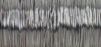 Žica za kukičanje, srebrna, 0,30 mm, 5 0m