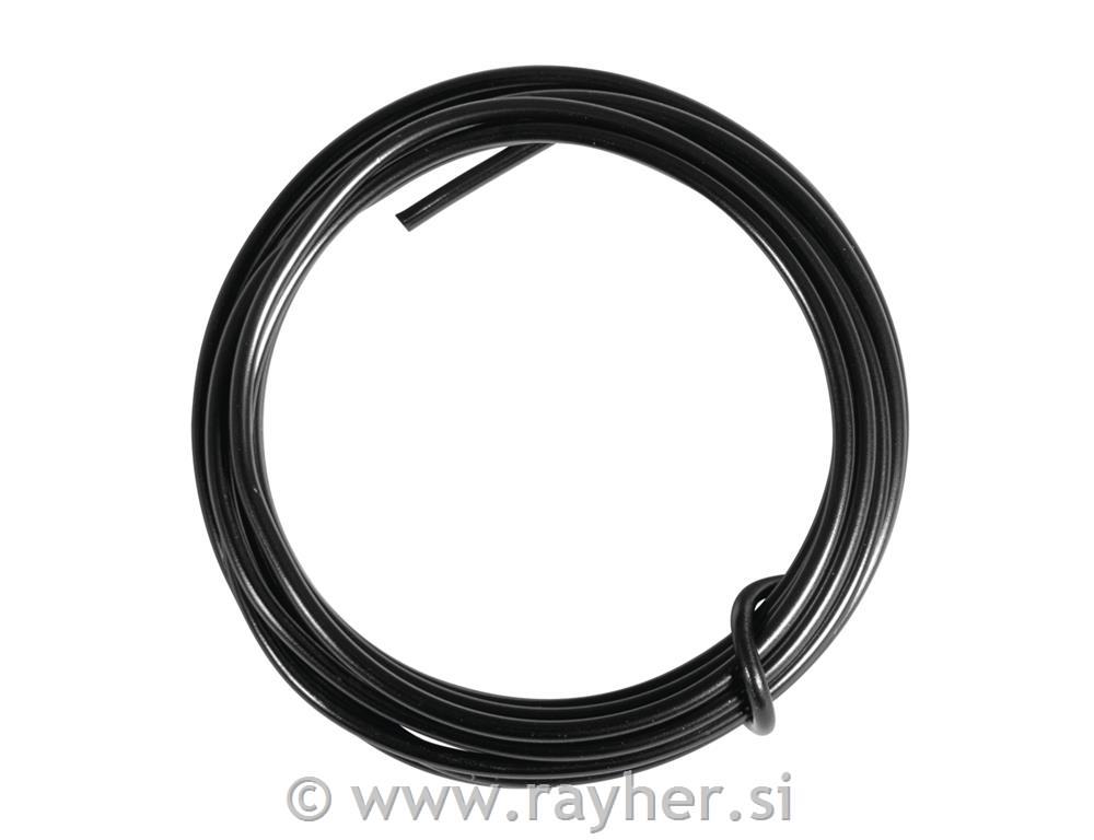 Aluminium wire, extreme mouldable, black