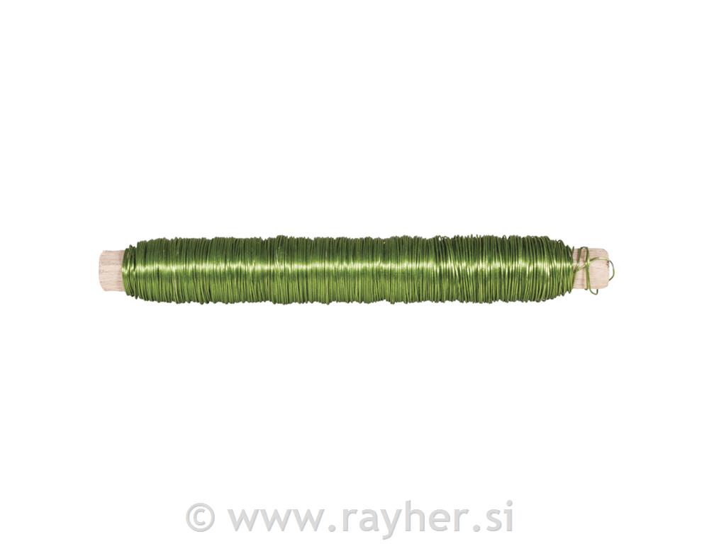 Žica za cvijeće, 0.55mm o, zelena, 100g