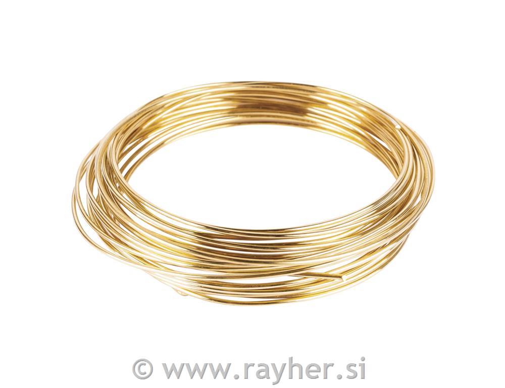 Žica iz medenine, 1,0 mm o, 4 m