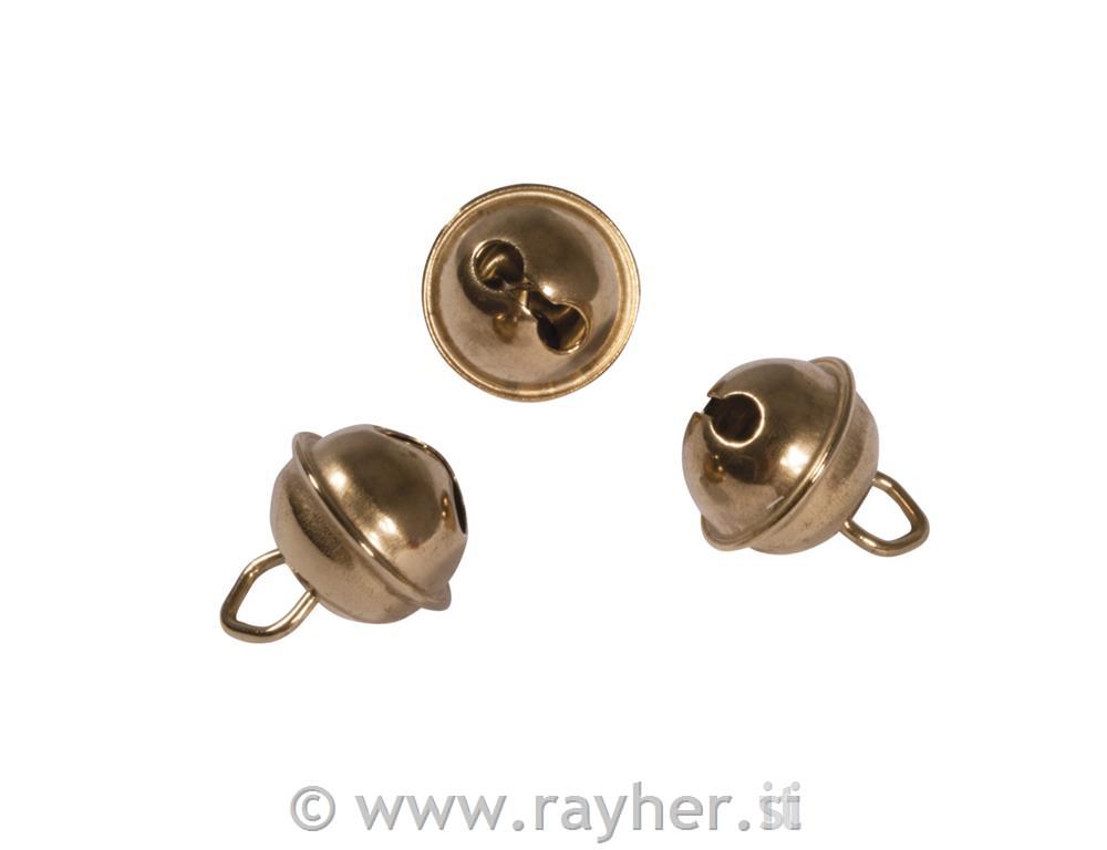 Kraguljčki, zlati, 11 mm o, 10 kom.