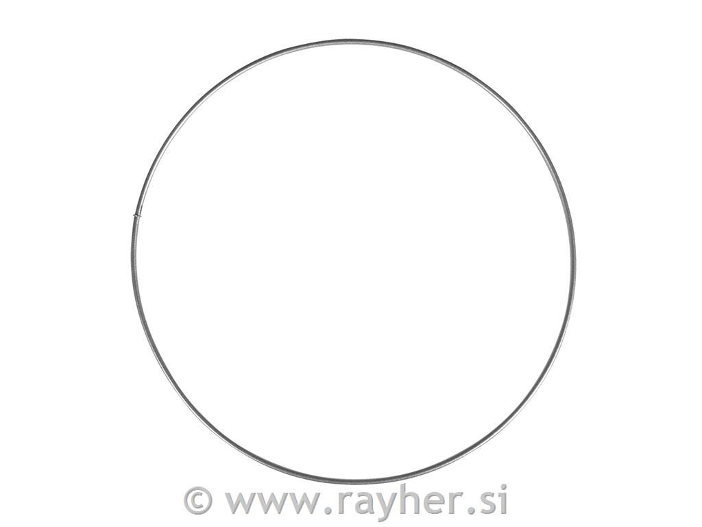 Metalni obruč, 20cm, srebrni