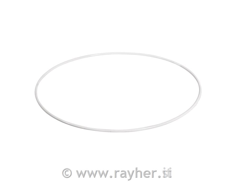 Metalni obruč, 25 cm, bijeli