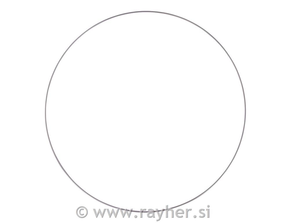 Metalni obruč, 60cm, srebrni