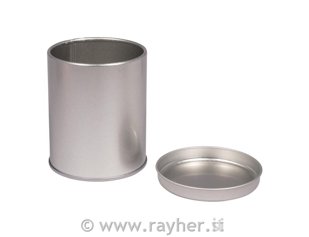 Metalna limenka 8 cm, visina 10 cm