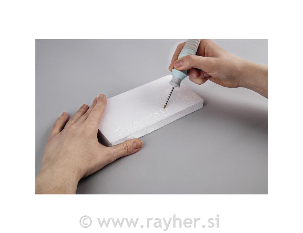 Styrofoam thermocutter 3in1, 3 diff.tips, box 1set