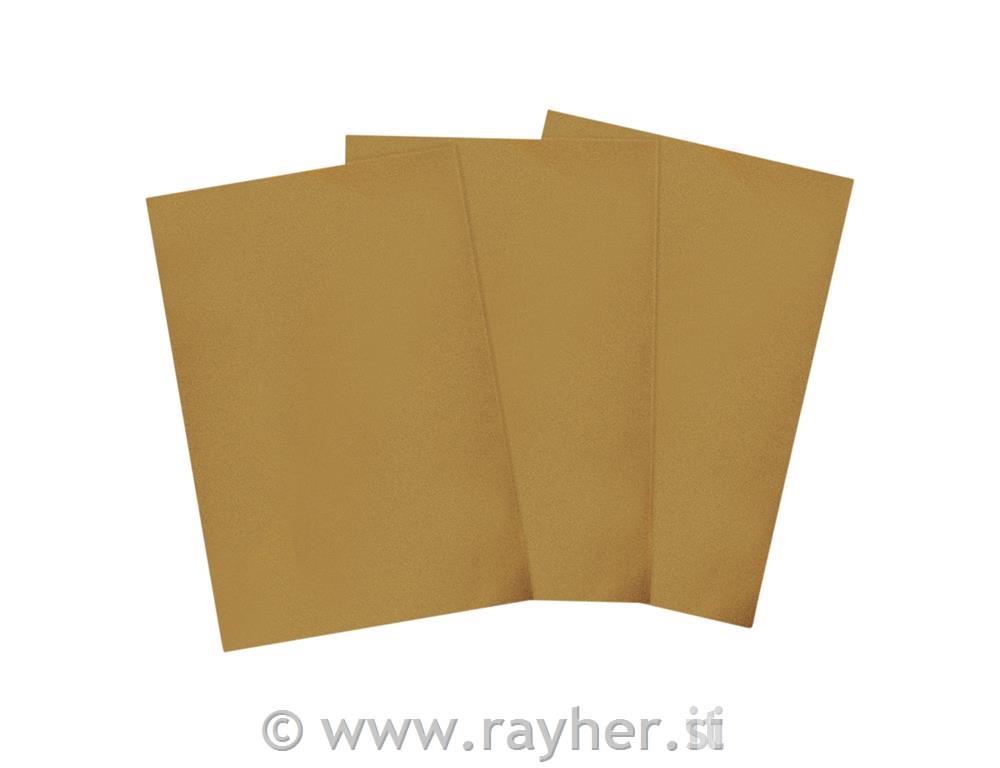 Metalna folija "Alu Hot", zlatna, set 3