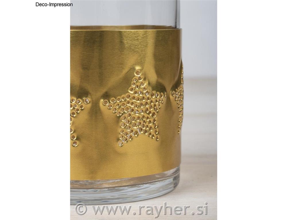 Metalna folija "Alu Hot", zlatna, set 3