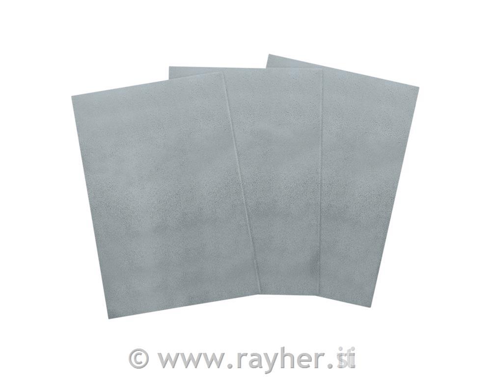 Metalna folija "Alu hot", srebrna, set 3