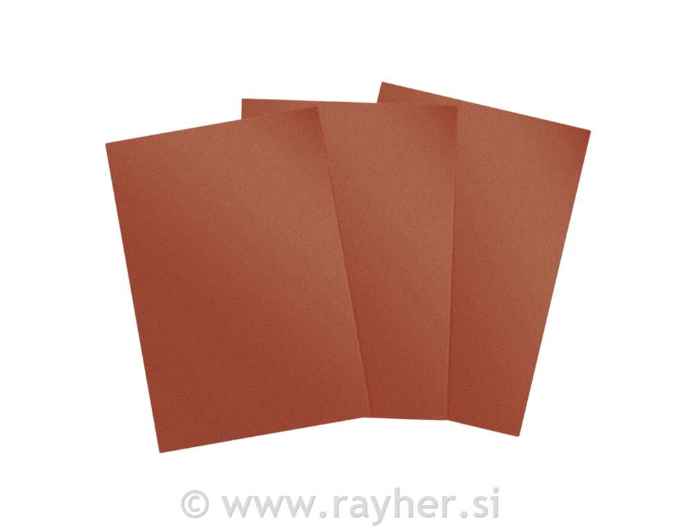 Folija za žige "Alu hot", 20x30 cm, 0,15 mm, bakrena, 3 kom.