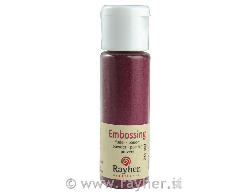 Puder za embossing, bordo crveni, opak,20 ml