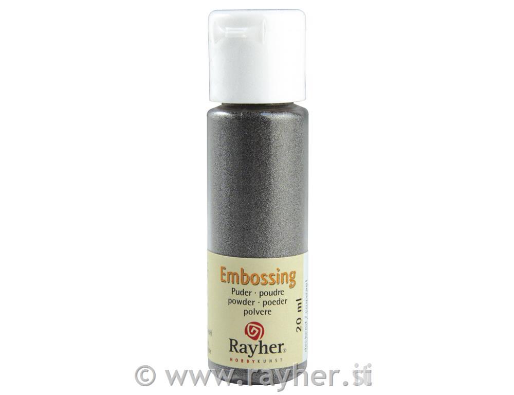Prah za embossing, srebrn, opak, 20 ml