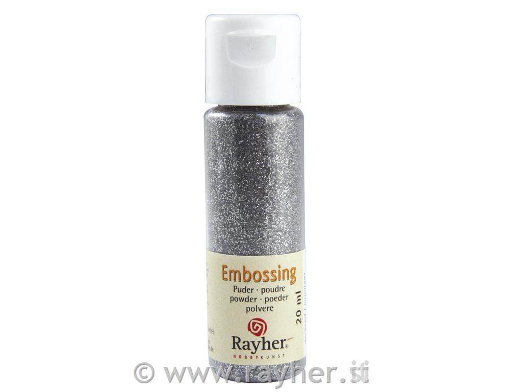 Embossing powder, brill. silver, opaque,