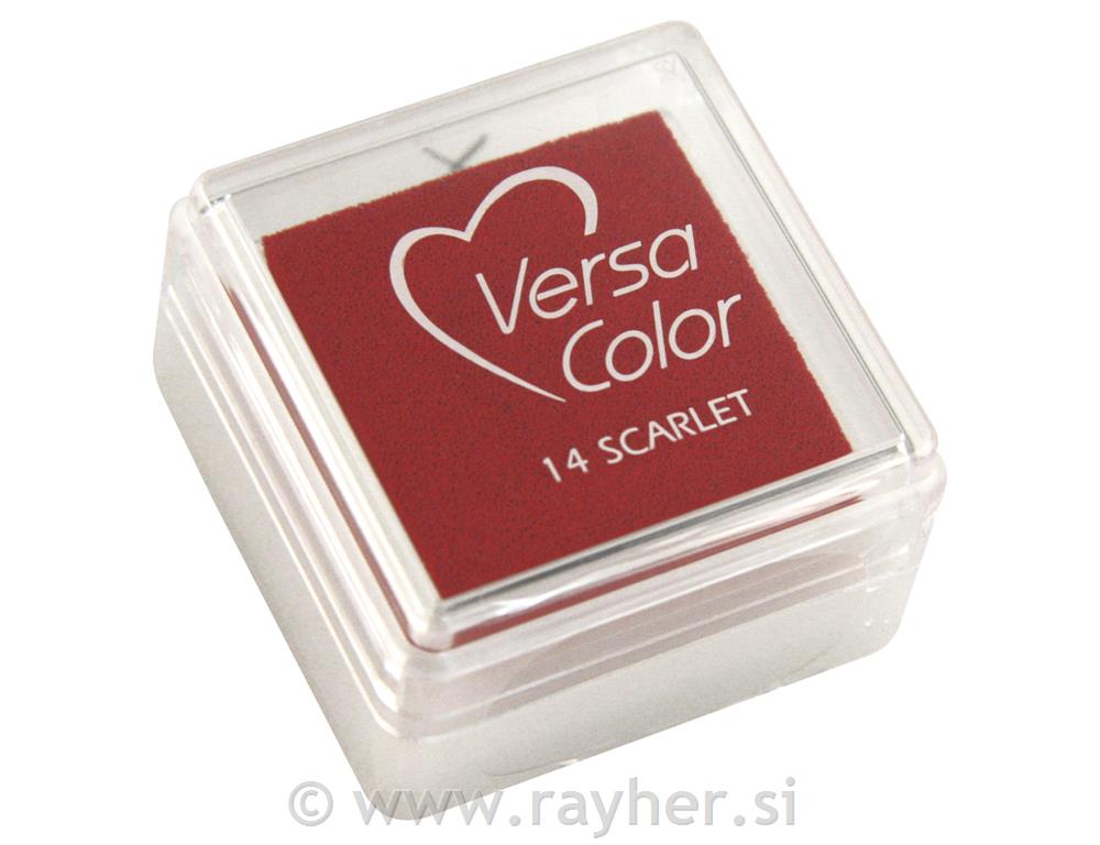 Jastučić za pečat "Versacolor", crvena,2,5x2,5 cm