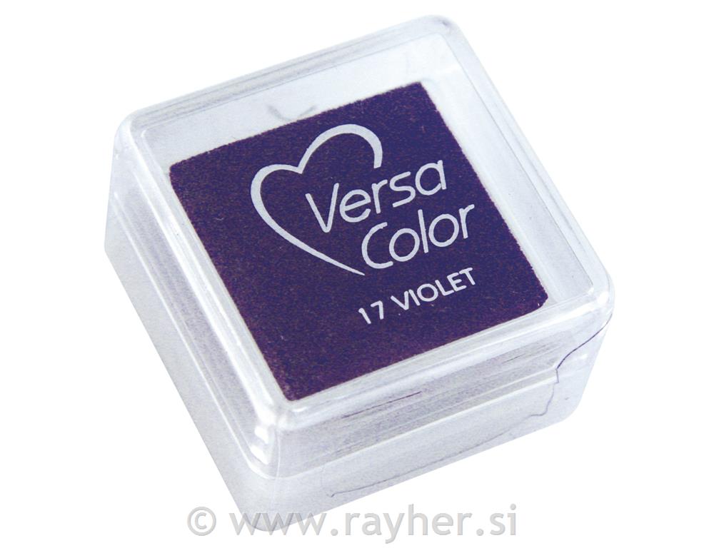 Jastučić za pečat "Versacolor", ljubičasta, 2,5x2,5 cm