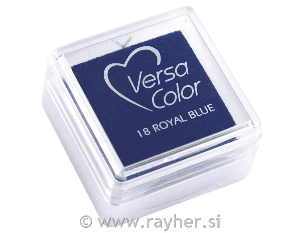 Blazinica za žige "Versacolor", kralj. modra, 2,5x2,5 cm