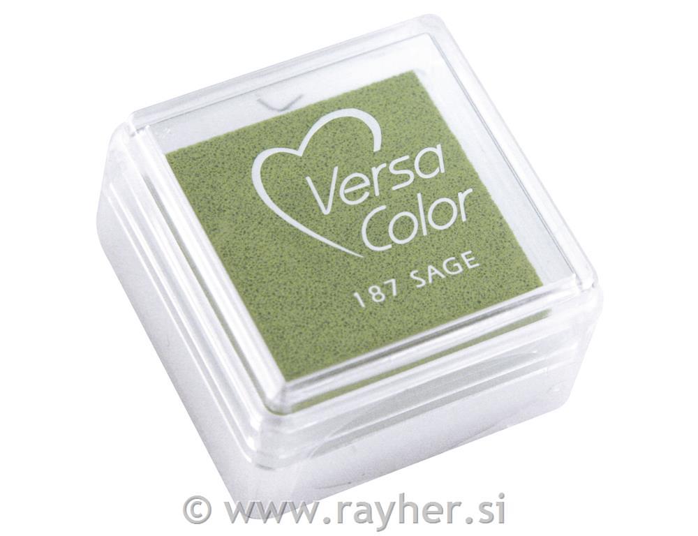 Blazinica za žige "Versacolor", mint zelena, 2,5x2,5 cm