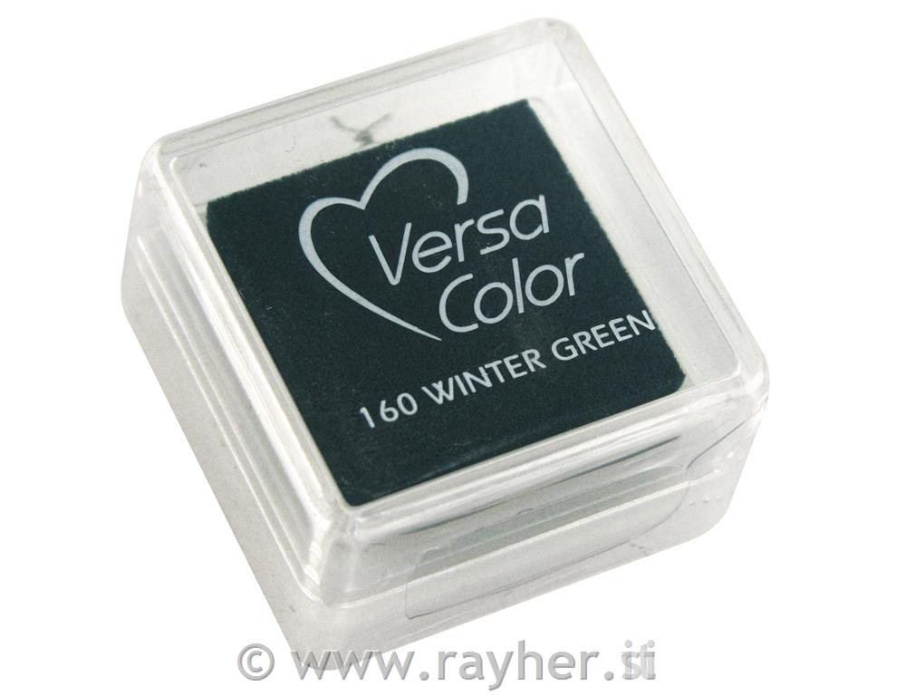 Blazinica za žige "Versacolor", tem. zelena, 2,5x2,5 cm