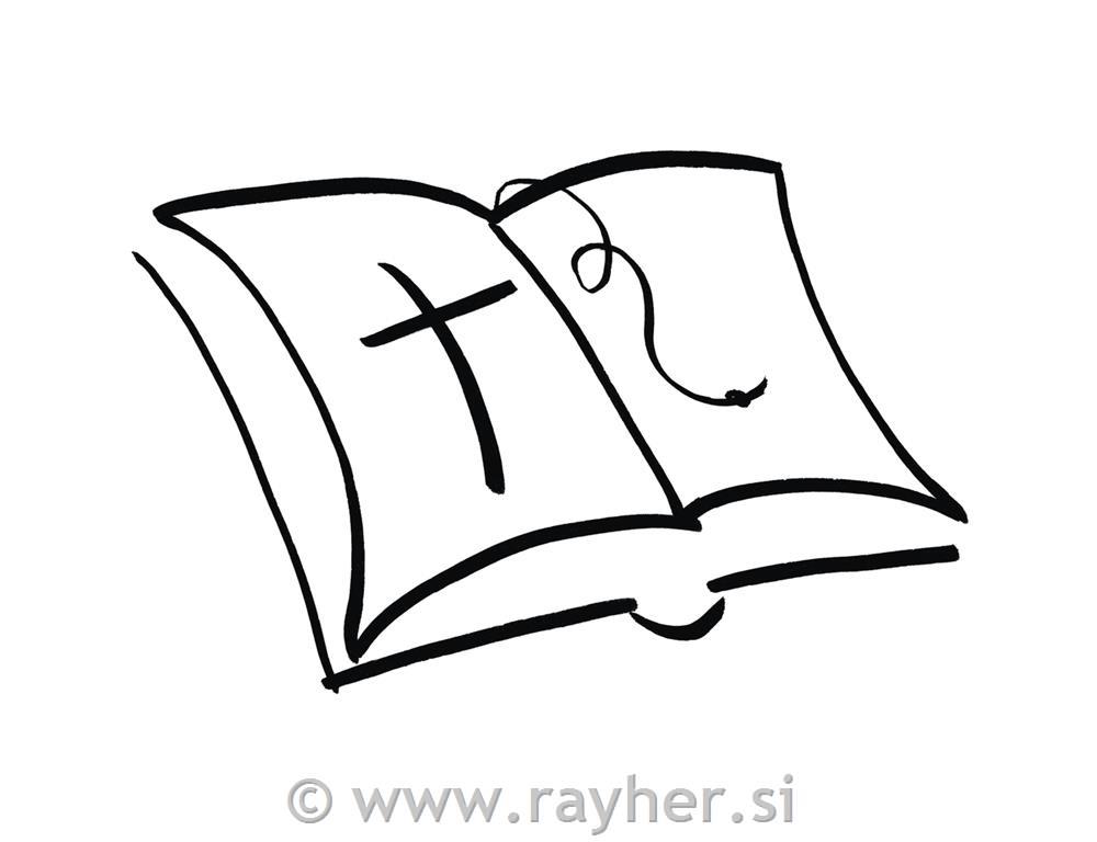 Lesena štampiljka Biblija, 7.5x 5cm