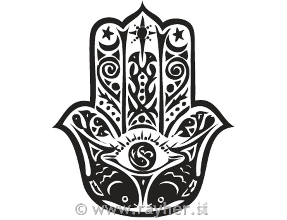 Pečat „Hamsa ruka”, 3cm