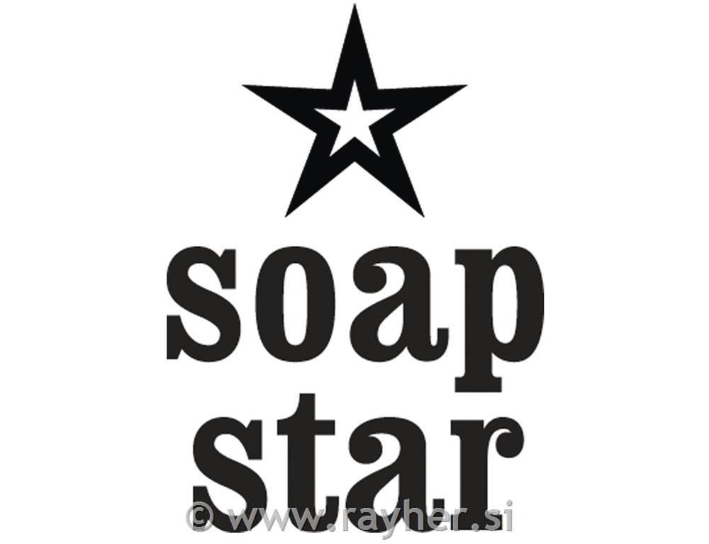 Stamp "Soap Star" 3x4cm