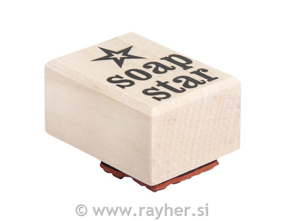 Stamp "Soap Star" 3x4cm
