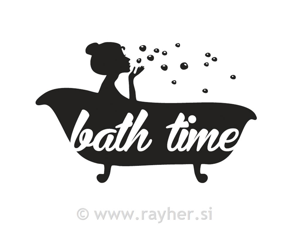 Pečat "Bath time", 4x6cm