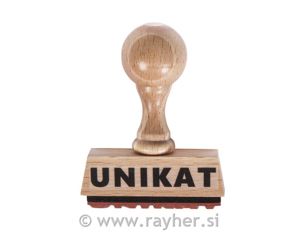 Pečat "Unikat", 1x5cm