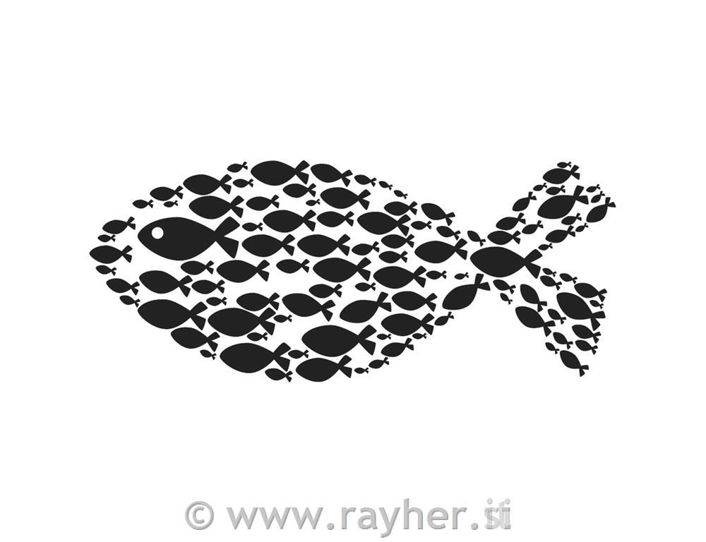 Pečat Fish, 4x9cm