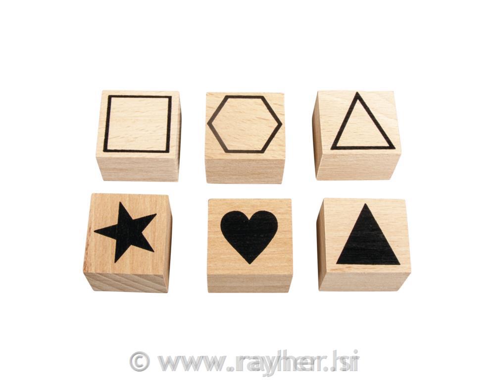Set pečat Basic, 2,2 do 3,7cm, set 6