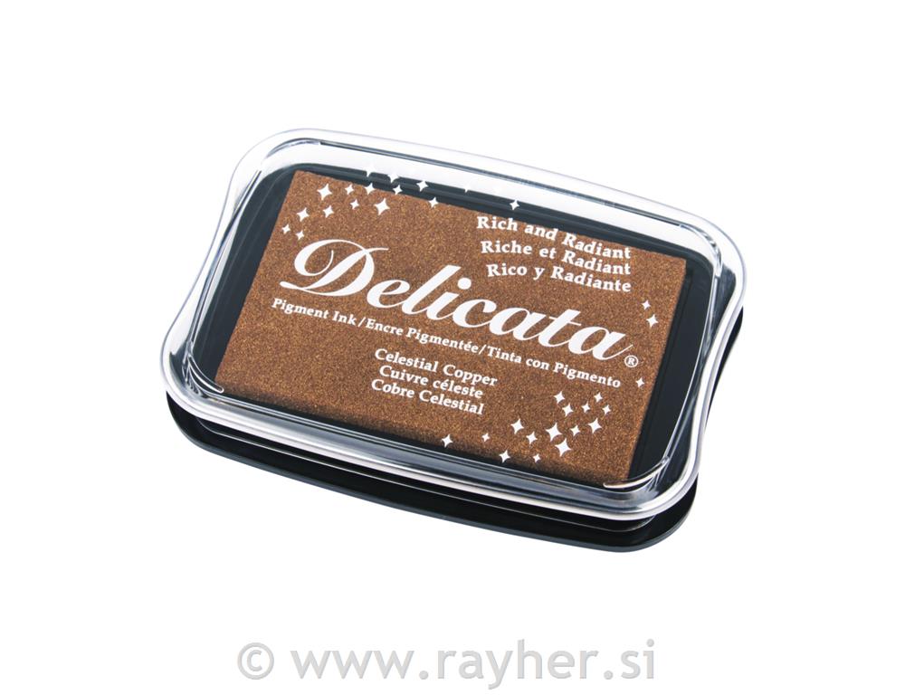 Delicata Metalic pigment blazinica za žige L bakrena