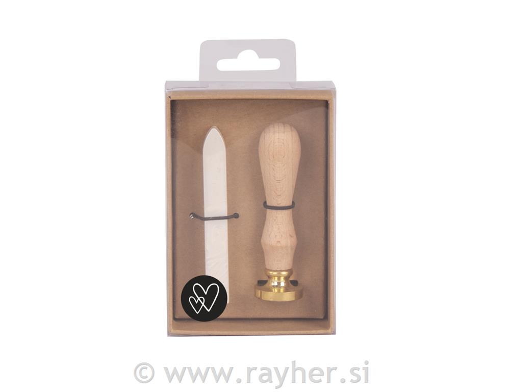 Set za pečat, Srce, 2.5cm