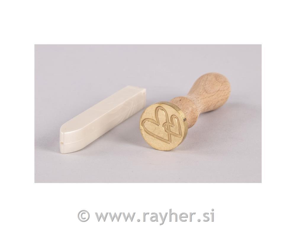 Set za pečat, Srce, 2.5cm