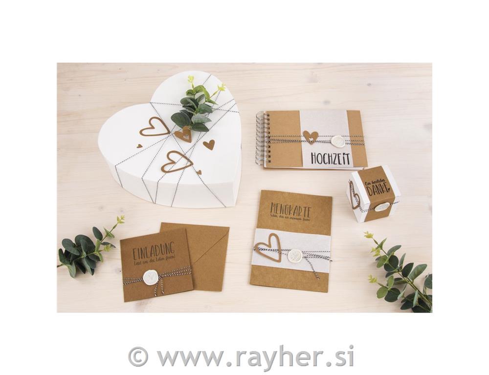 Set za pečat, Srce, 2.5cm