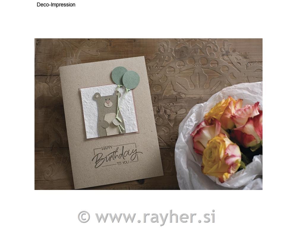 Pečat Happy Birthday to you, 4x9cm
