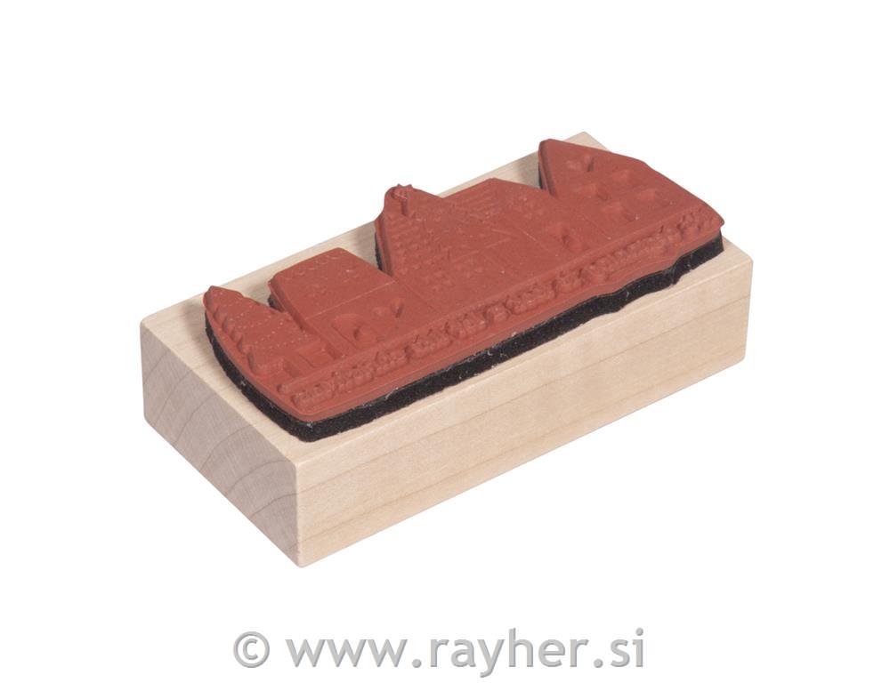 Pečat "Mali grad", 4x8cm